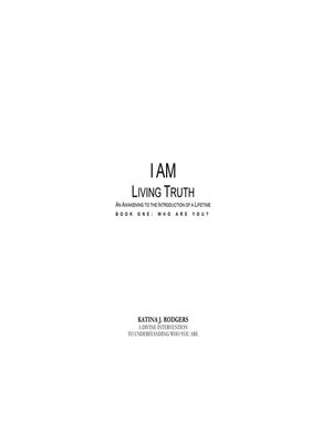 cover image of I AM LIVING TRUTH